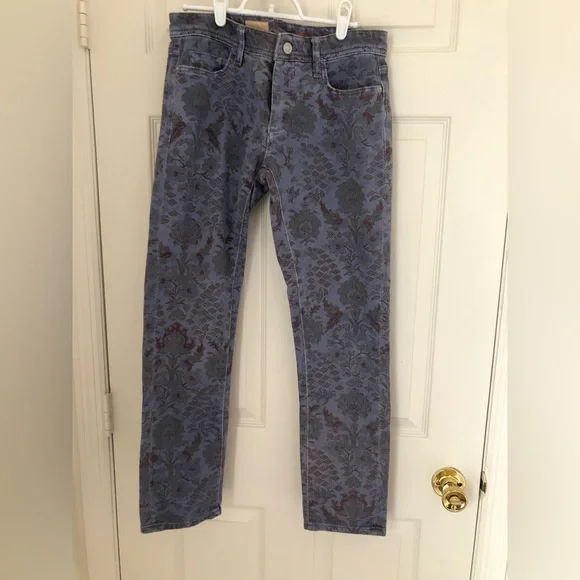 Floral Pilco Boyfriend slim Fit Jeans -Anthropologie y2k inspired - Picture 2 of 8